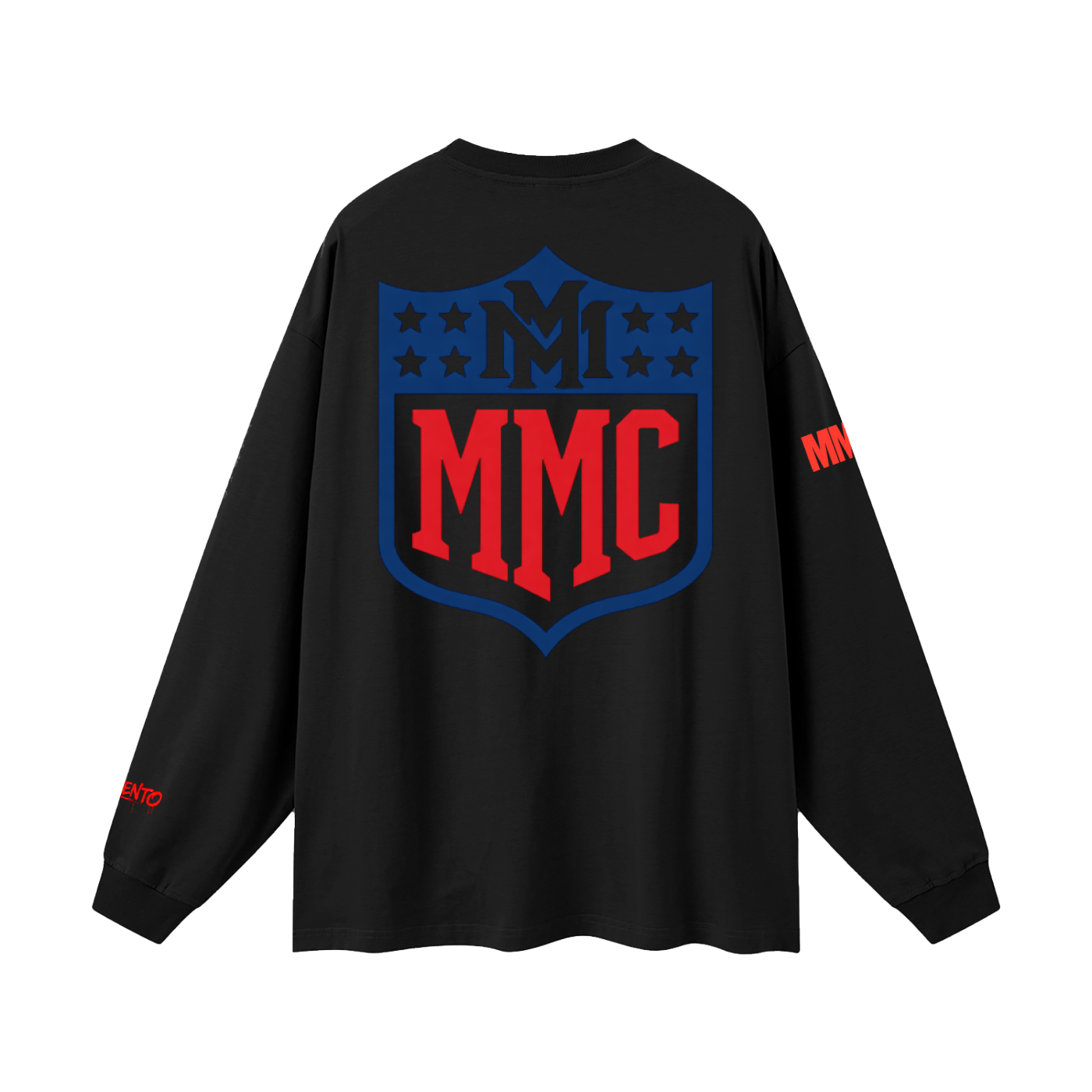 MMC Shield Oversized Unisex Long Sleeve T-Shirt - Memento Mori Clothing