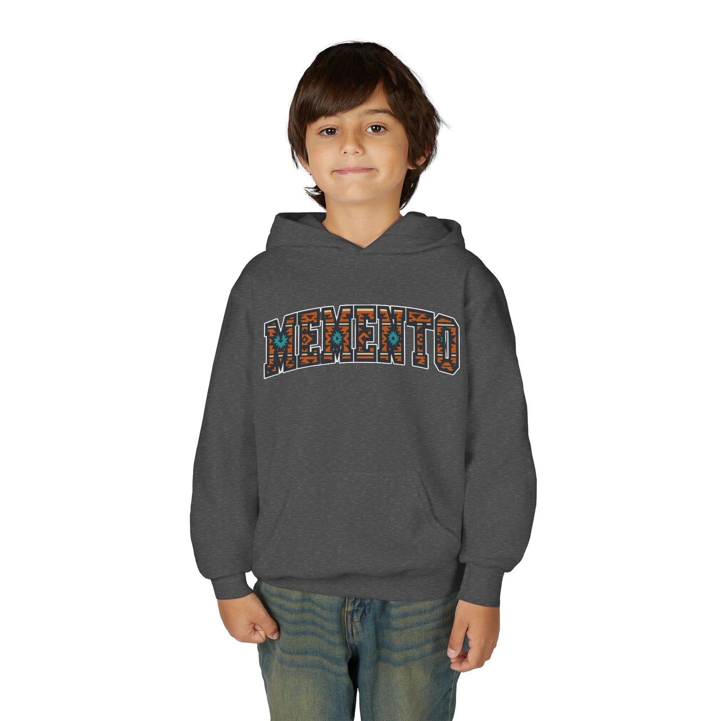 Kids Aztec Print Hoodie — Youth Aztec Pattern Pullover - Memento Mori Clothing