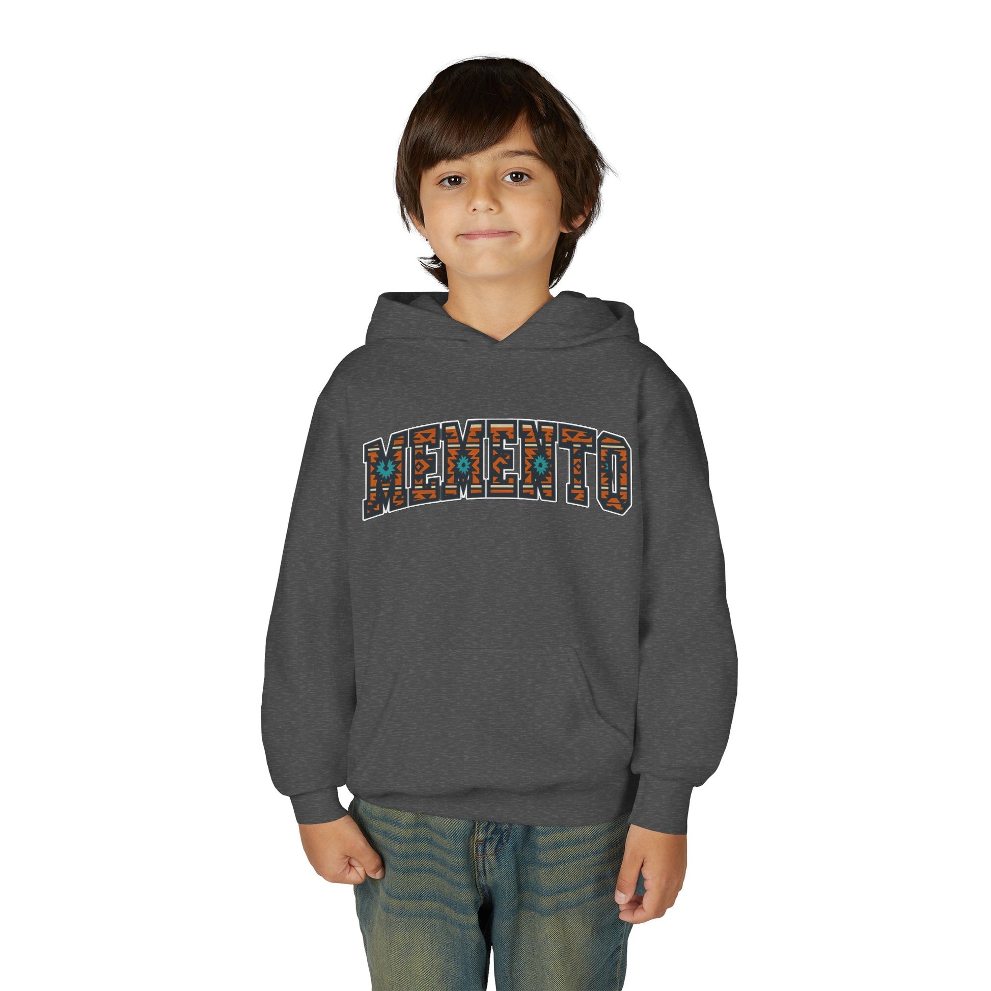 Kids Aztec Print Hoodie — Youth Aztec Pattern Pullover - Memento Mori Clothing