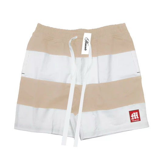 Striped Sweatshorts - Memento Mori Clothing