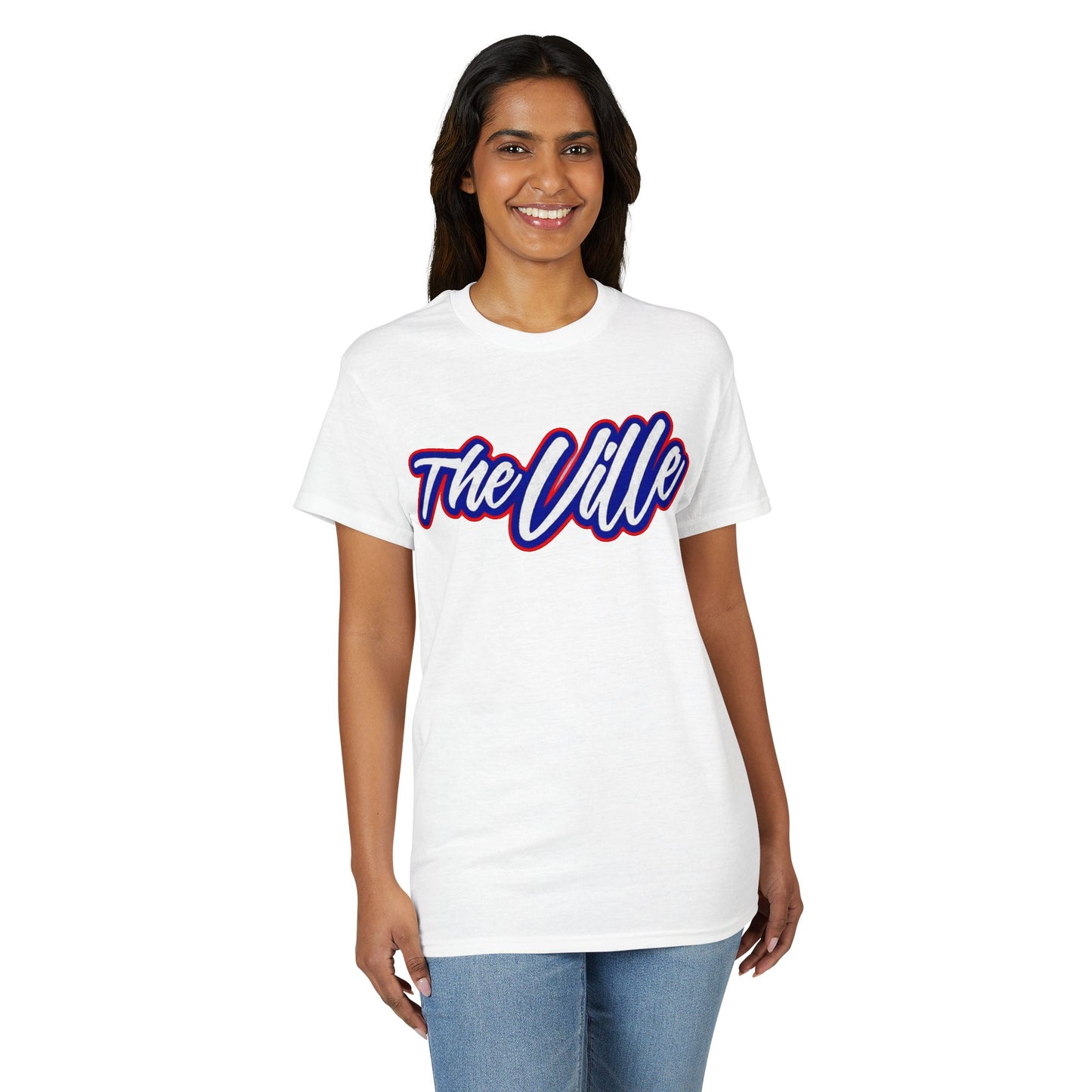 The Ville Script T-Shirt — Retro Athletic Graphic Tee