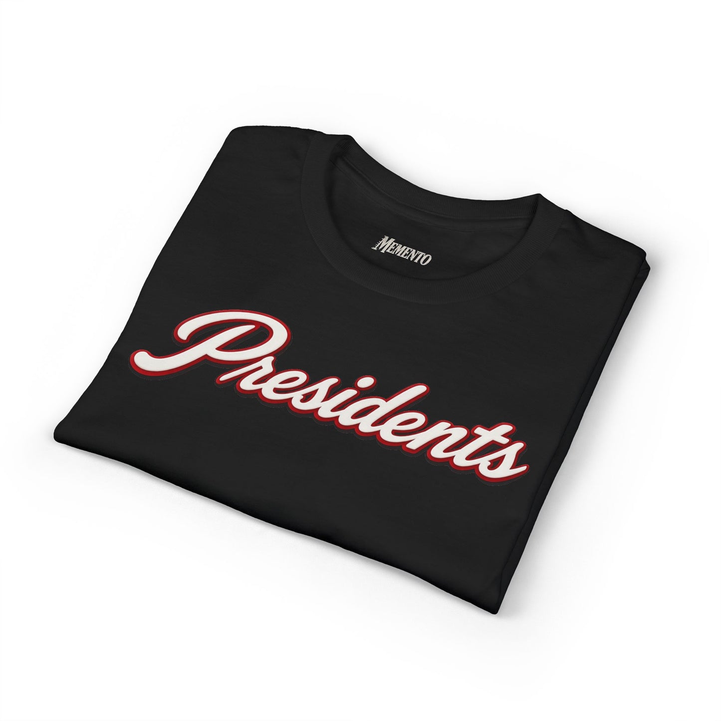 Presidents Script T-Shirt — Vintage Collegiate Tee with Eagle Crest