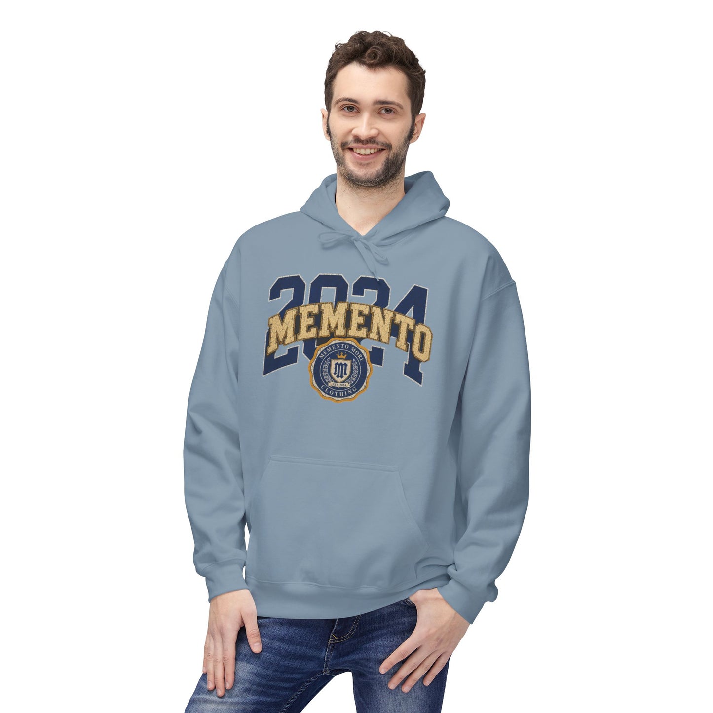 2024 Memento Hoodie — Retro Varsity Graduation Pullover