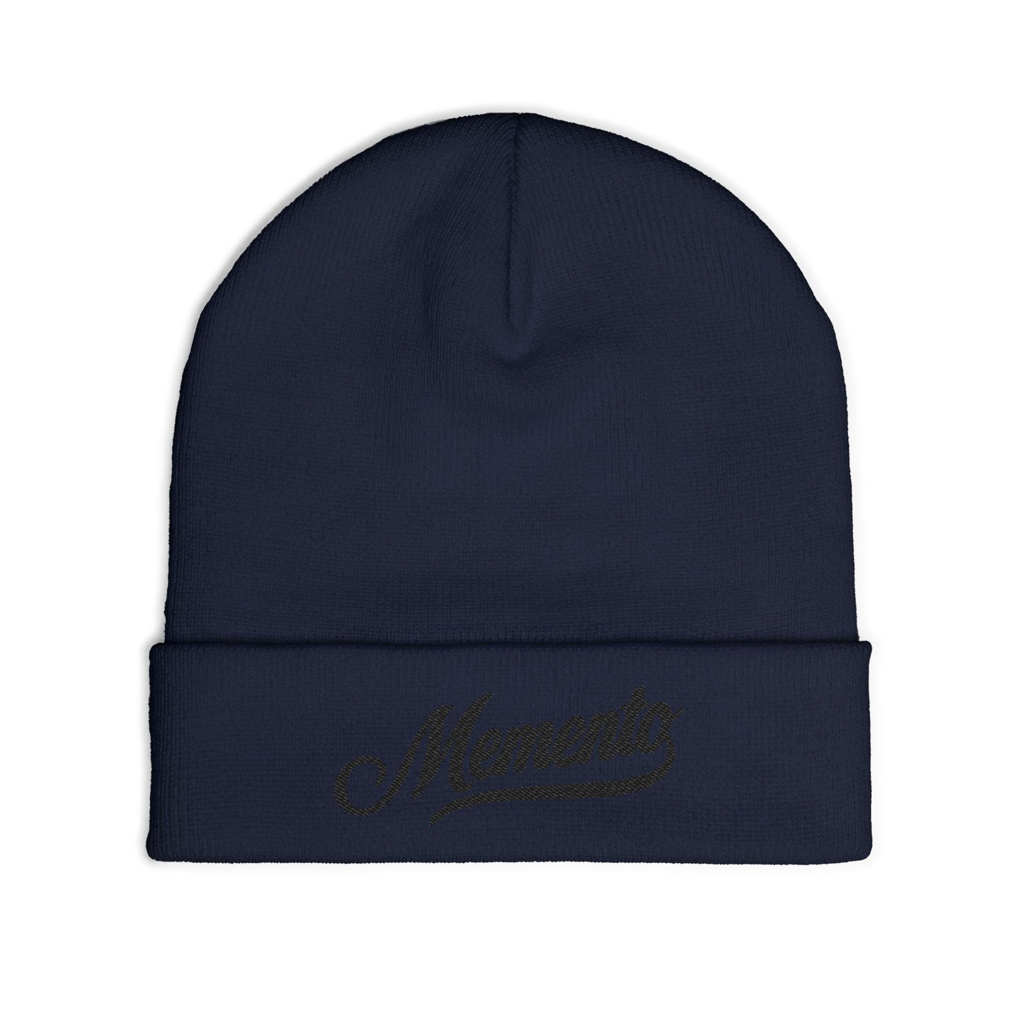 Beanie Hat Memento Mori Embroidered