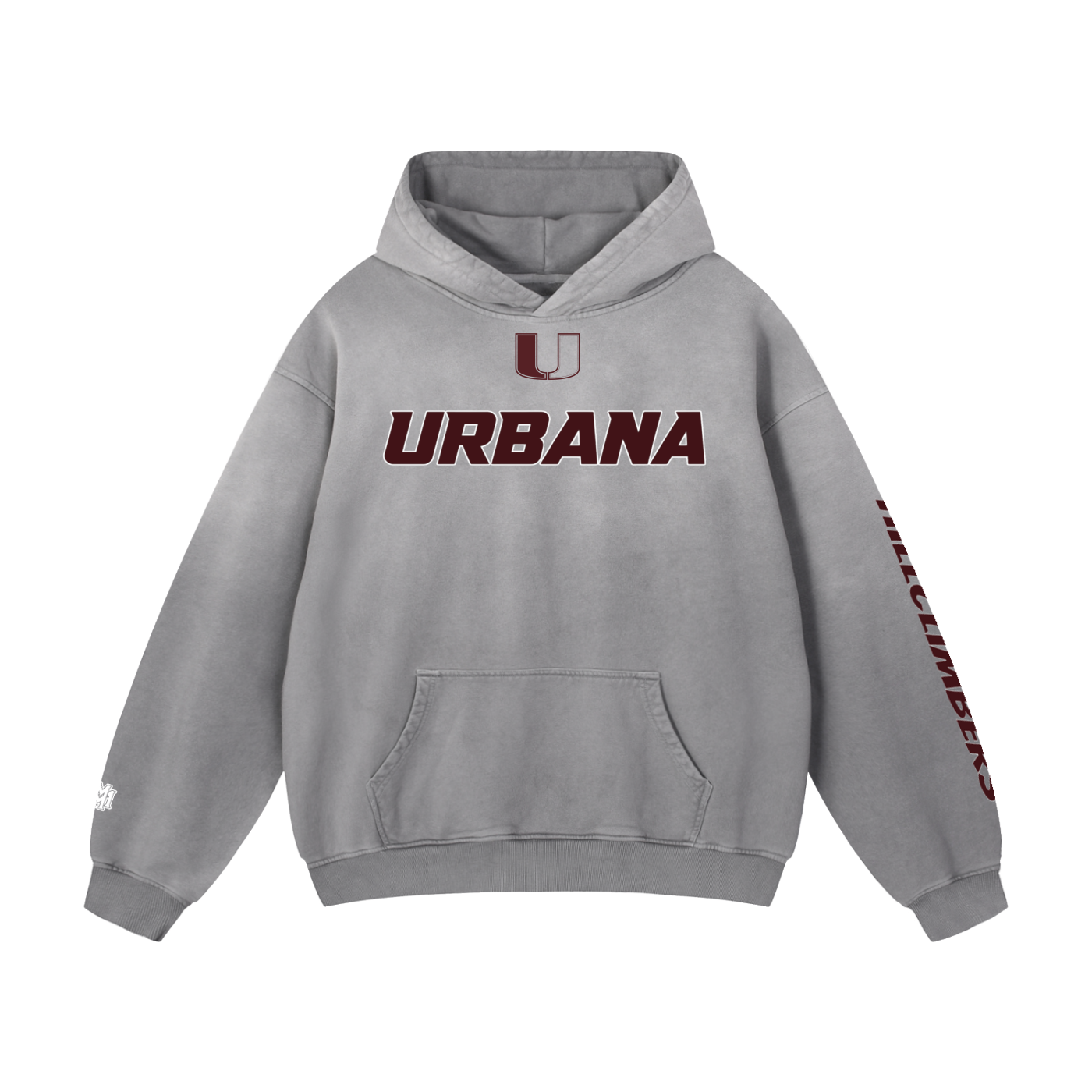 Urbana Heavyweight Sunfade Oversized Hoodie - Memento Mori Clothing