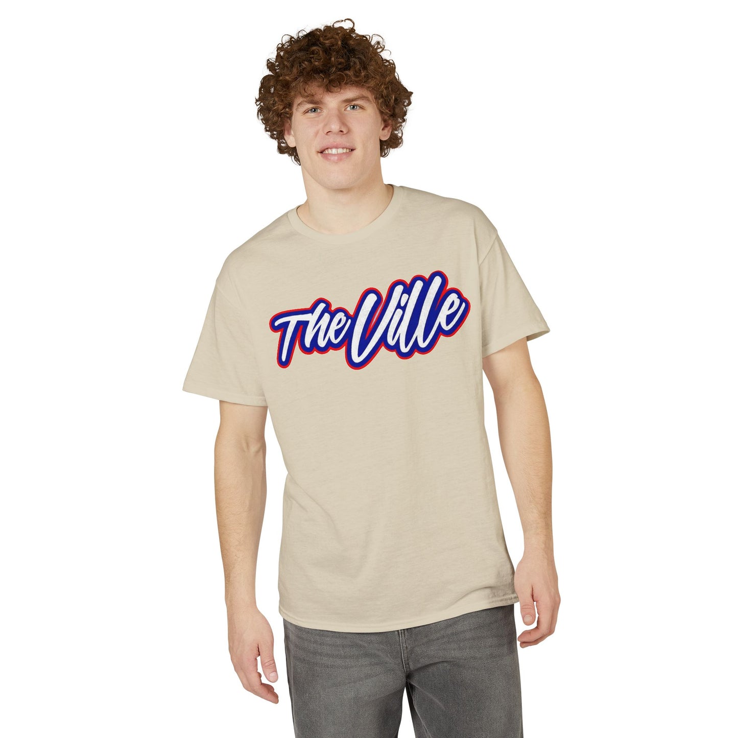 The Ville Script T-Shirt — Retro Athletic Graphic Tee