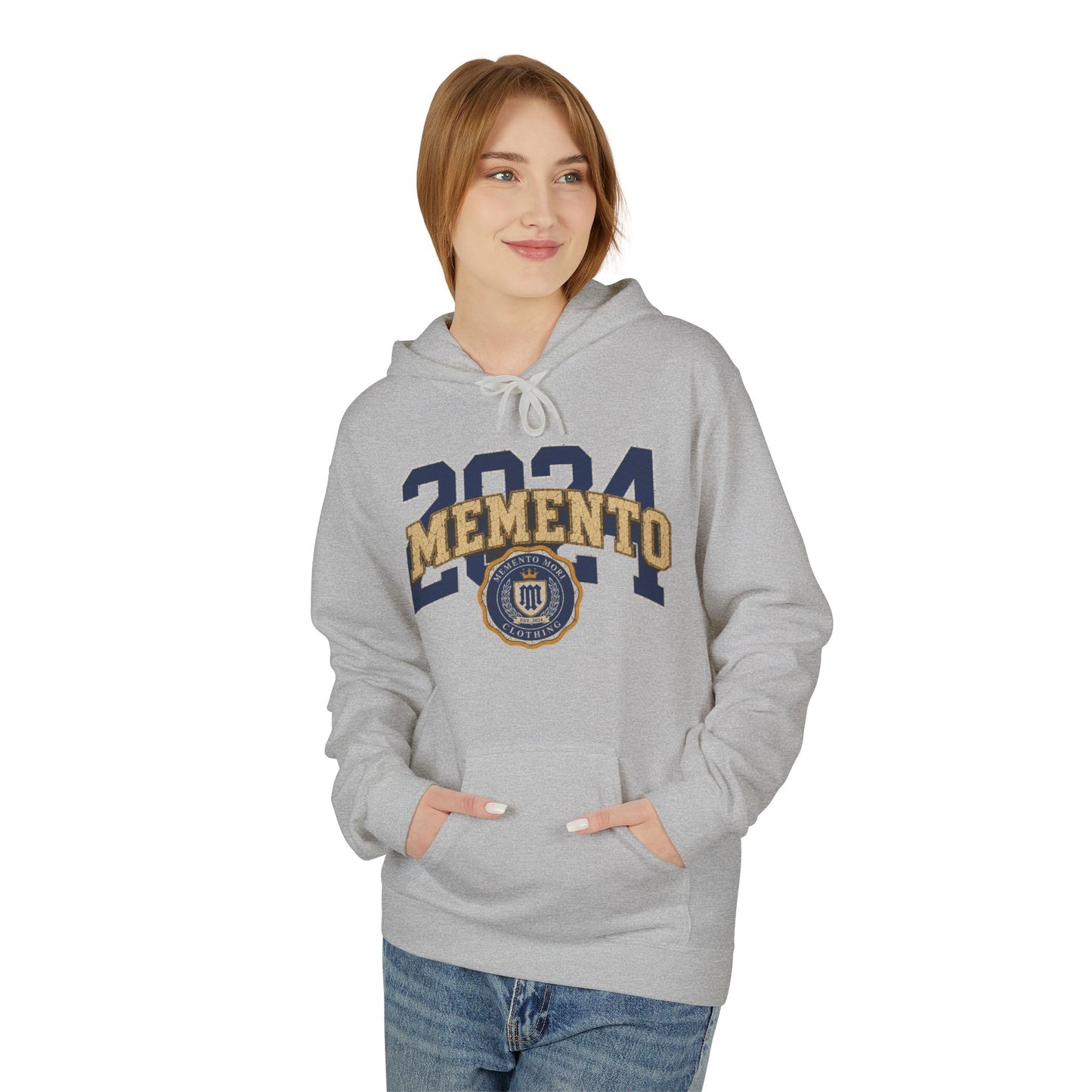 2024 Memento Hoodie — Retro Varsity Graduation Pullover
