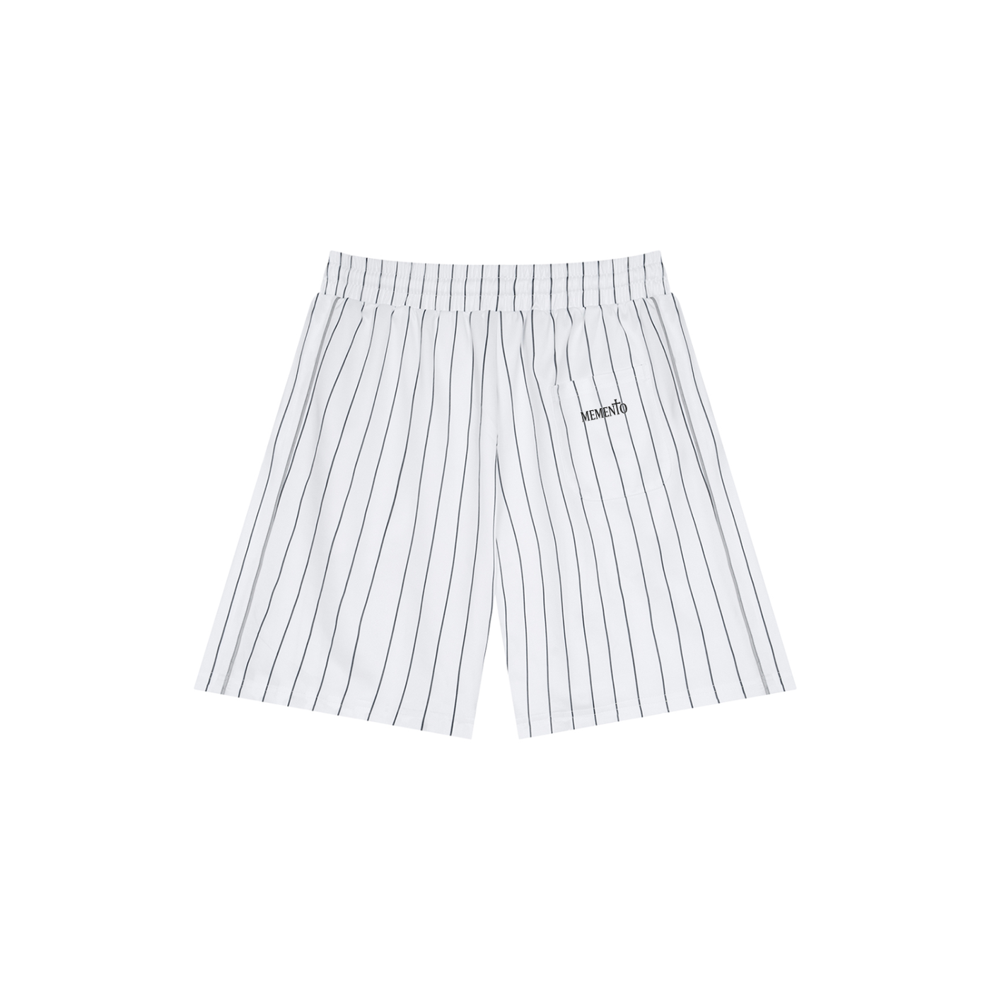 Unisex Striped Loose Fit Shorts - Memento Mori Clothing