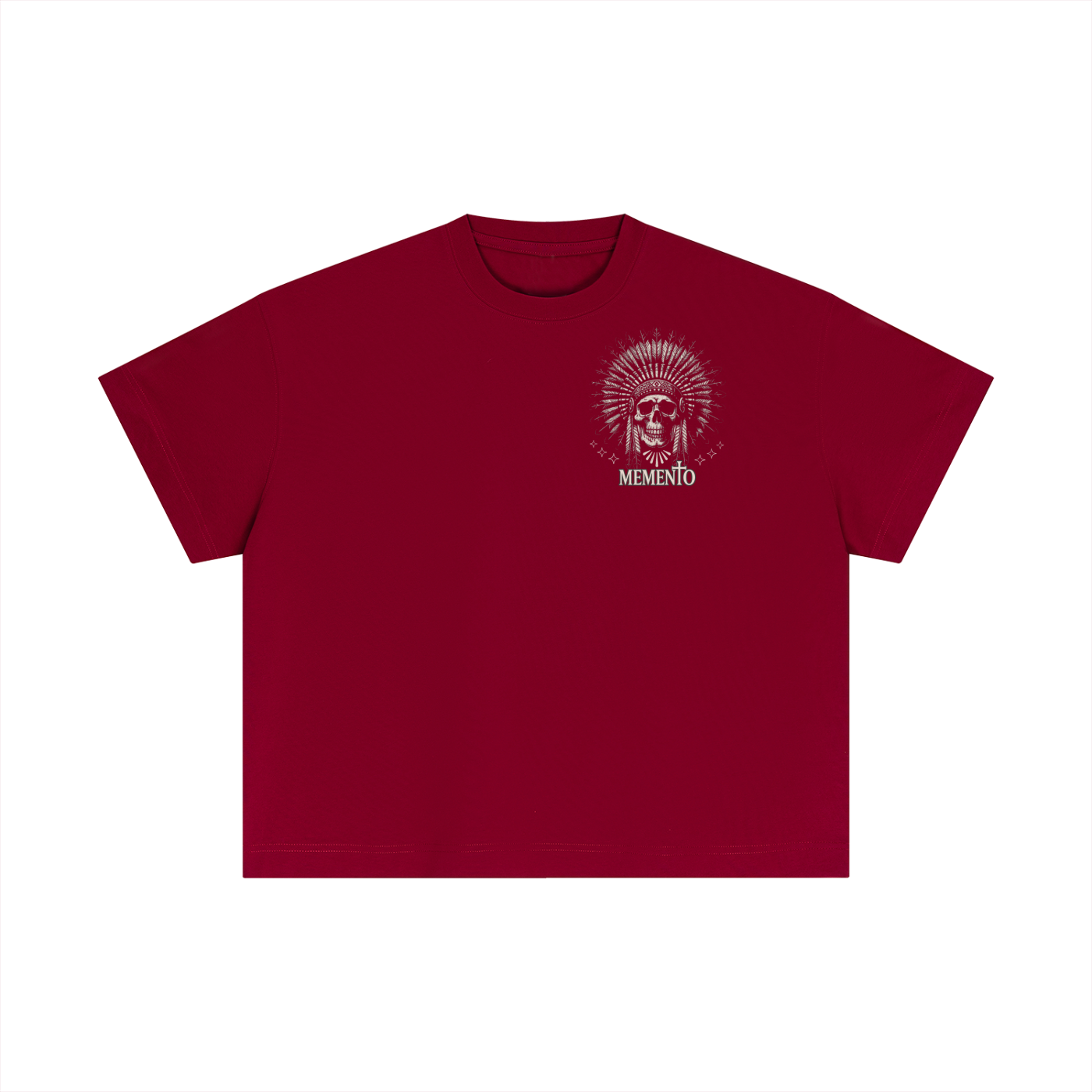 Skully Essential Cotton Boxy T-Shirt - Memento Mori Clothing