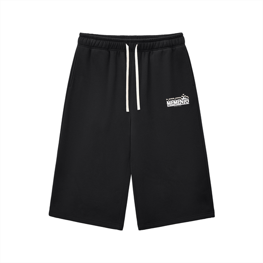 Relaxed Drawstring Three-quarter Sweatpants
