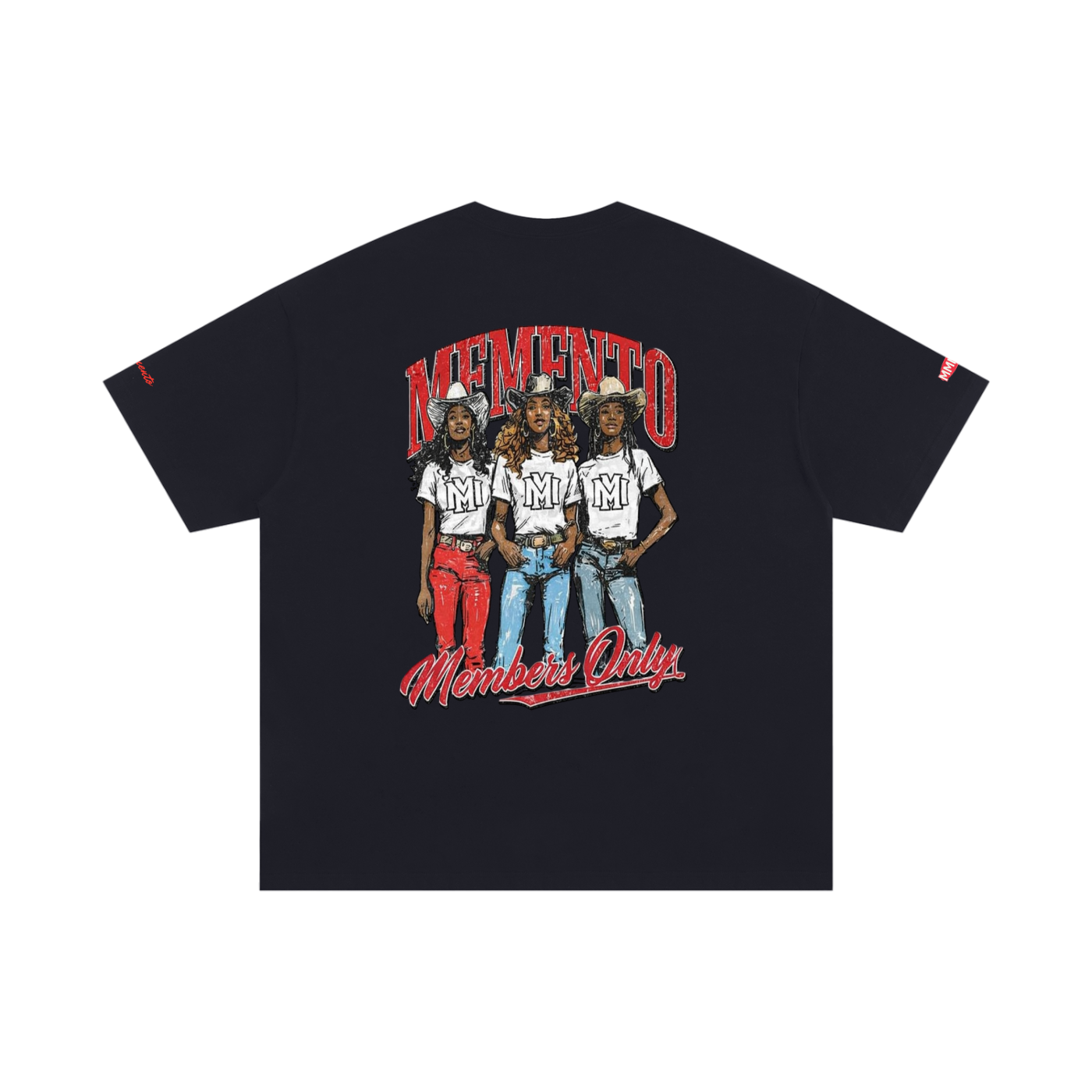 Cowgirls Unisex Oversized Cotton T-Shirt - Memento Mori Clothing