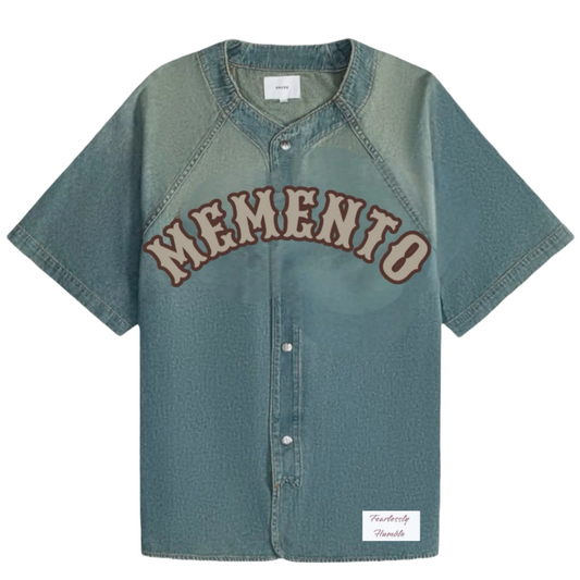 Memento Denim Jersey - Memento Mori Clothing