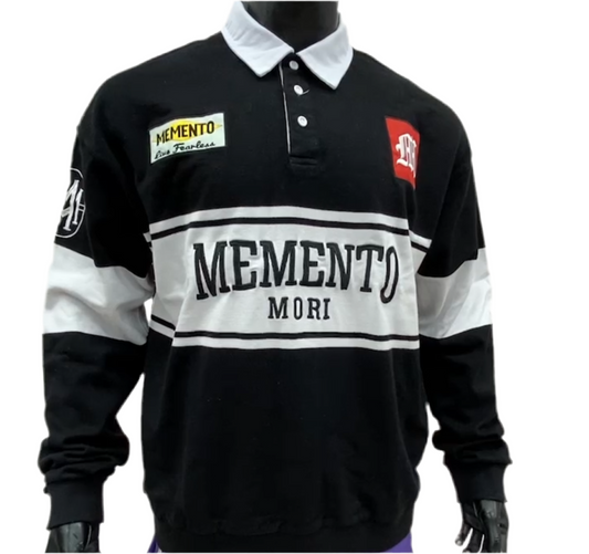 Memento Mori Long Sleeve Polo - Memento Mori Clothing