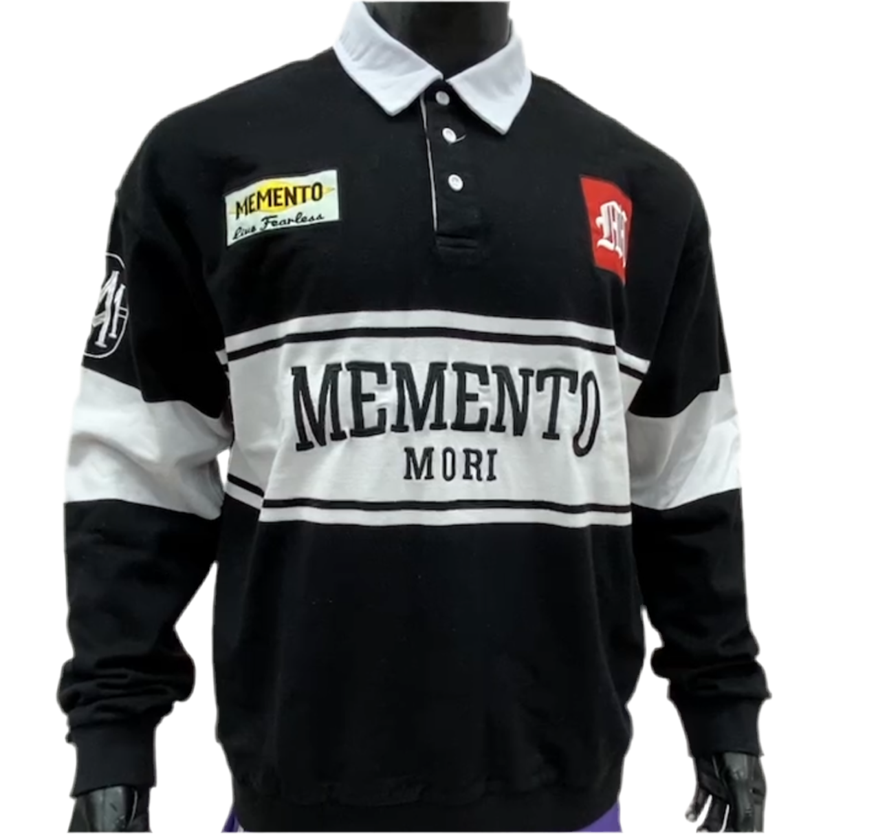Memento Mori Long Sleeve Polo - Memento Mori Clothing