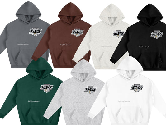 KINGS Oversize Fleeced Hoodie - Memento Mori Clothing