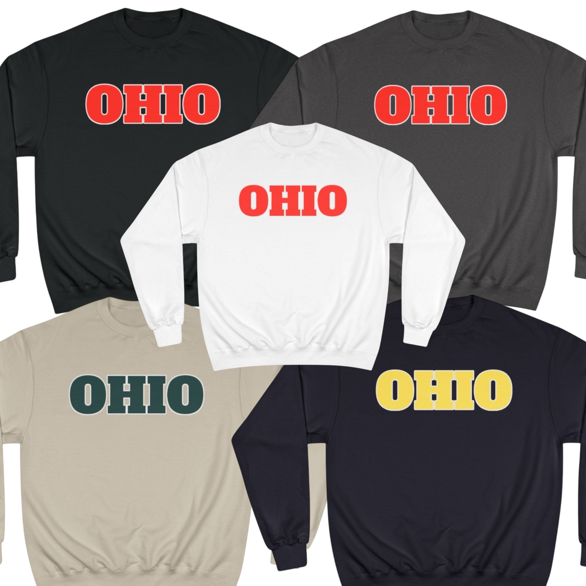 O-H-I-O Champion Sweatshirt - Memento Mori Clothing