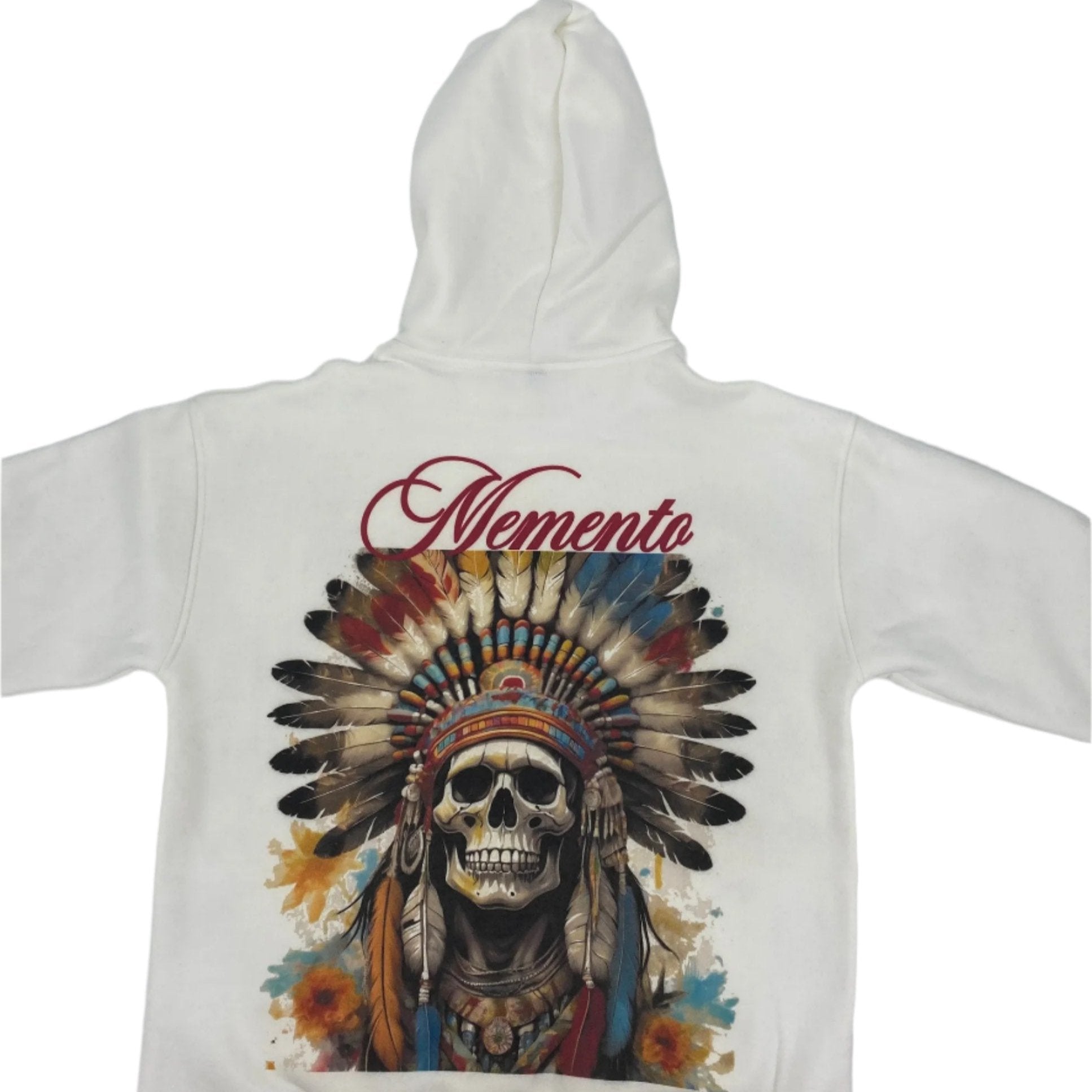 Memento Mori White “CHIEF” Hoodie - Memento Mori Clothing