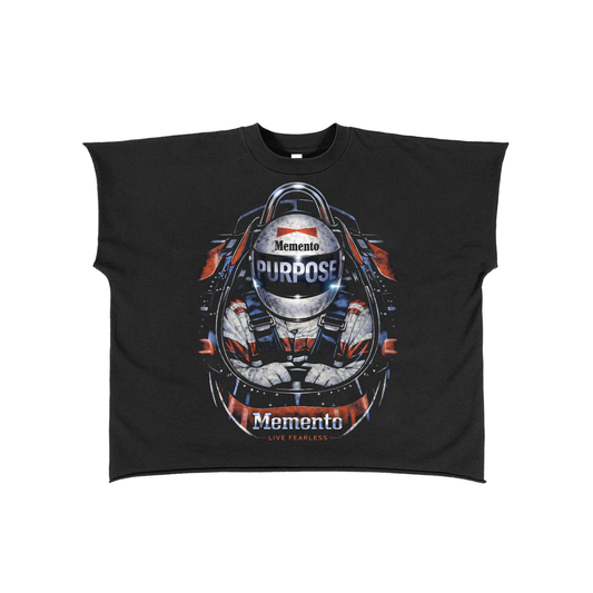 Purpose Raw Edge Boxy Non-Shrink T-Shirt - Memento Mori Clothing