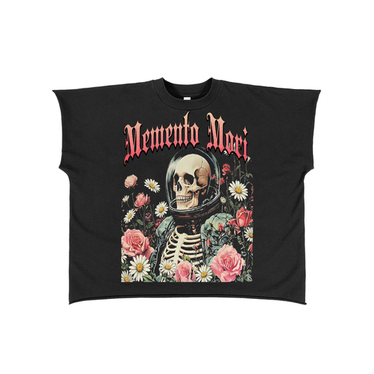 Raw Edge Boxy Non-Shrink T-Shirt - Memento Mori Clothing