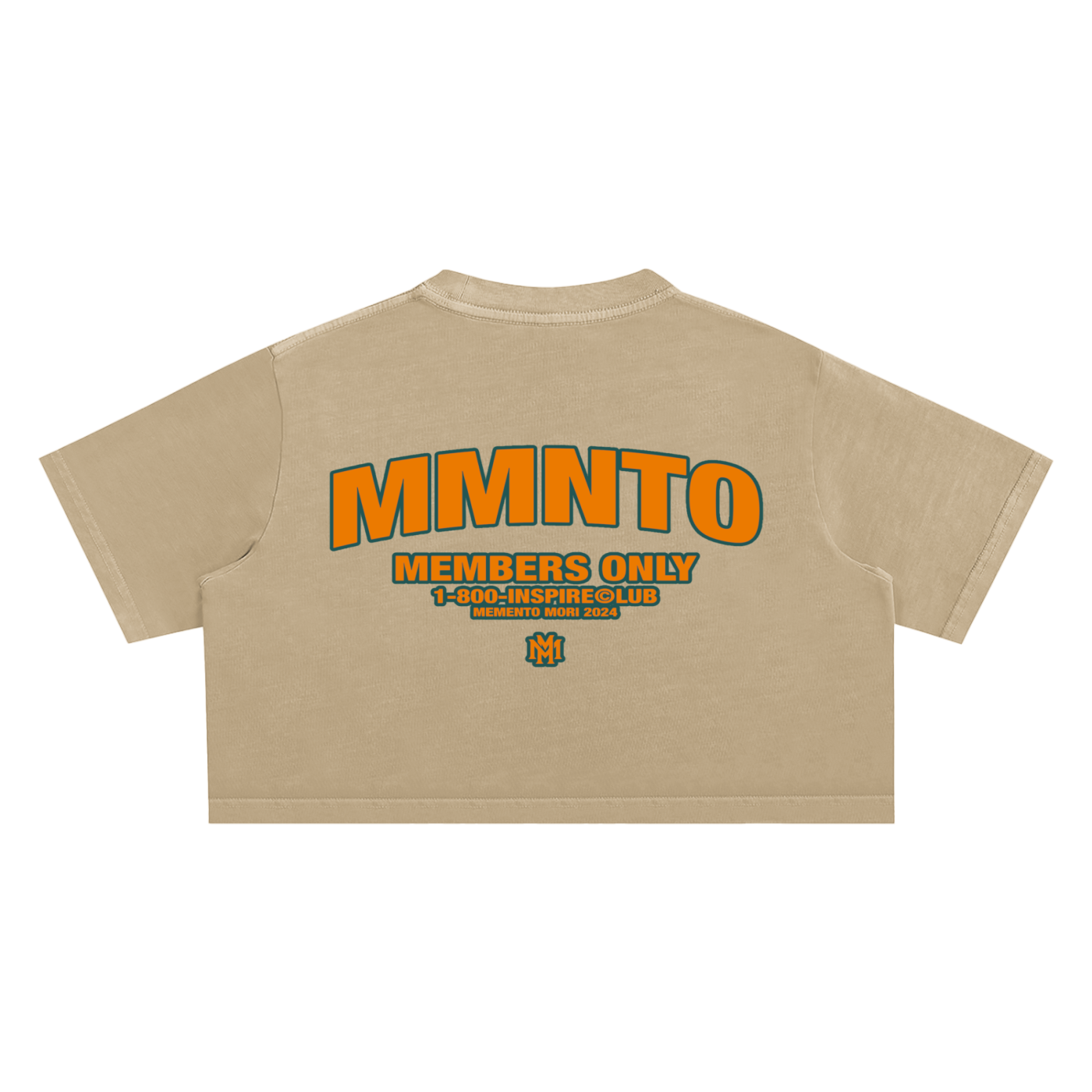 Members Only Crop Top - Memento Mori Clothing