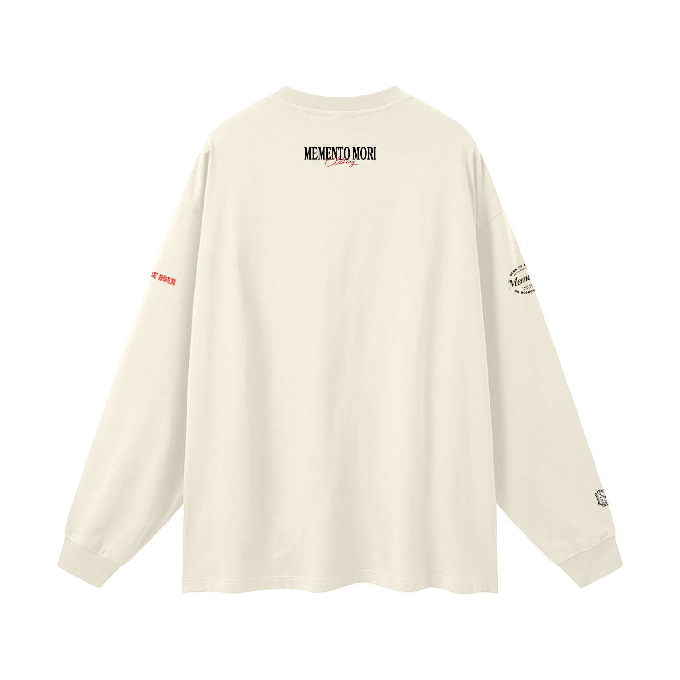 Oversized Unisex Long Sleeve T-Shirt - Memento Mori Clothing