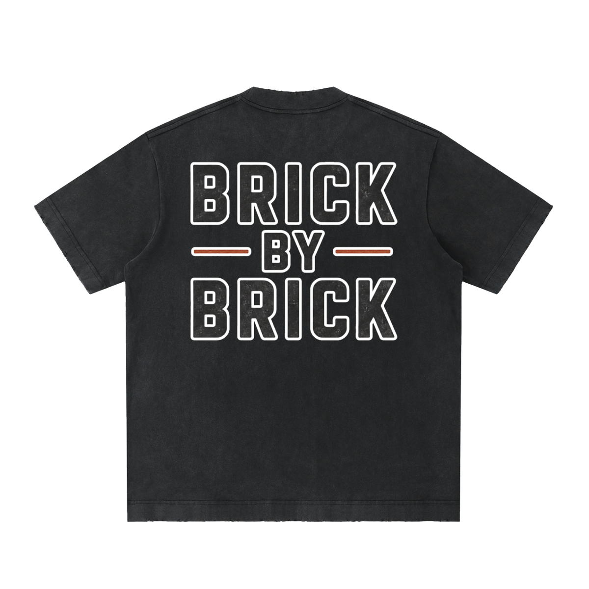 Vintage Brick Layers Washed Frayed T-Shirt