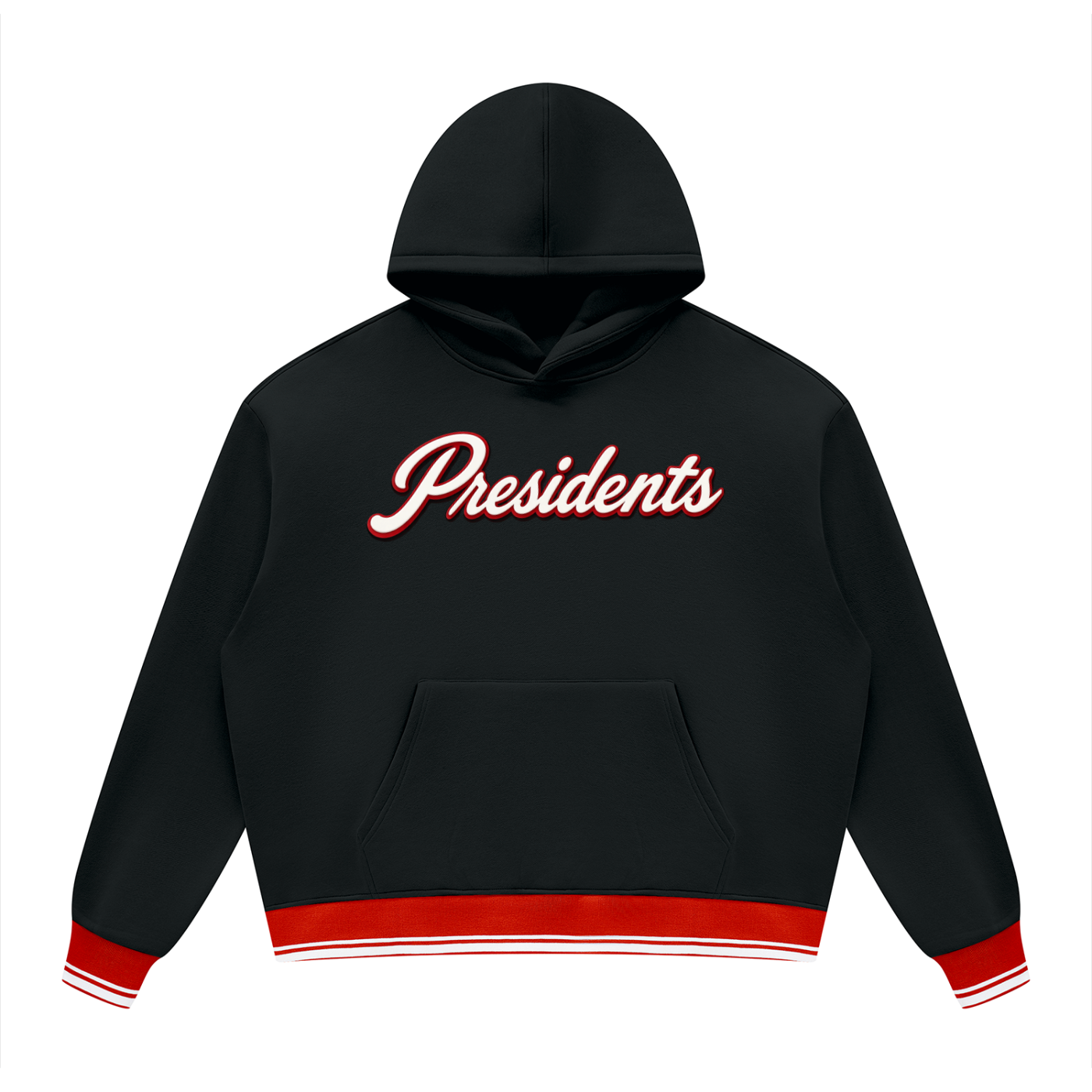 Prexy Unisex Oversized Color Block Fleece Hoodie