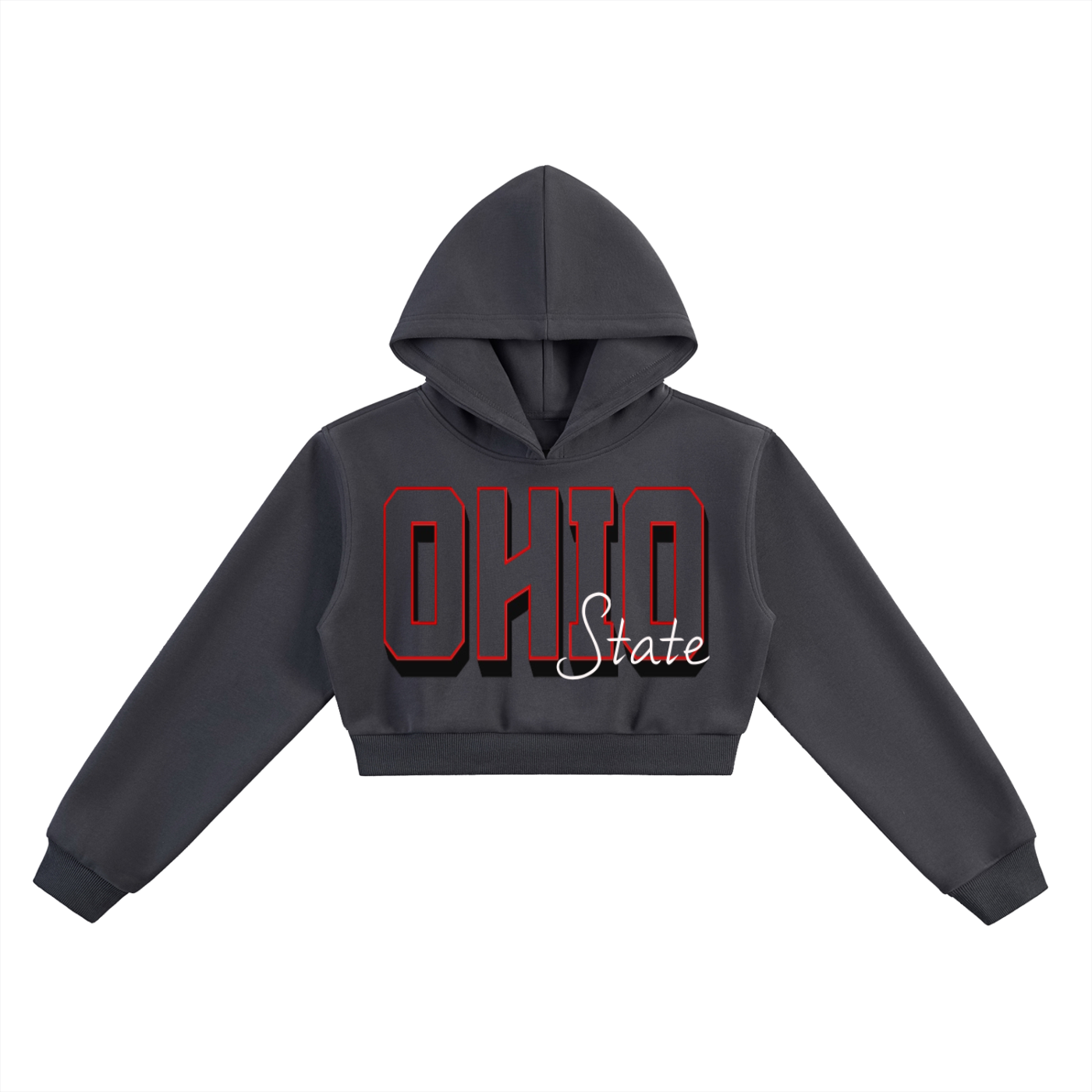 Women's' Essential Cropped Hoodie