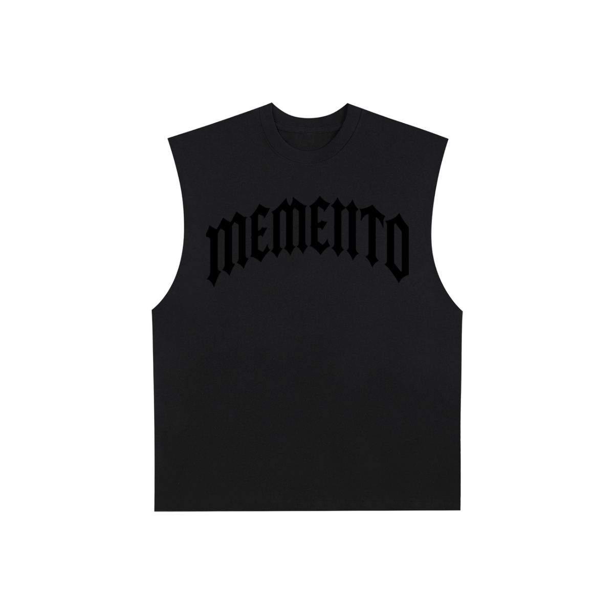 Memento Raw Edge Cotton Tank Top