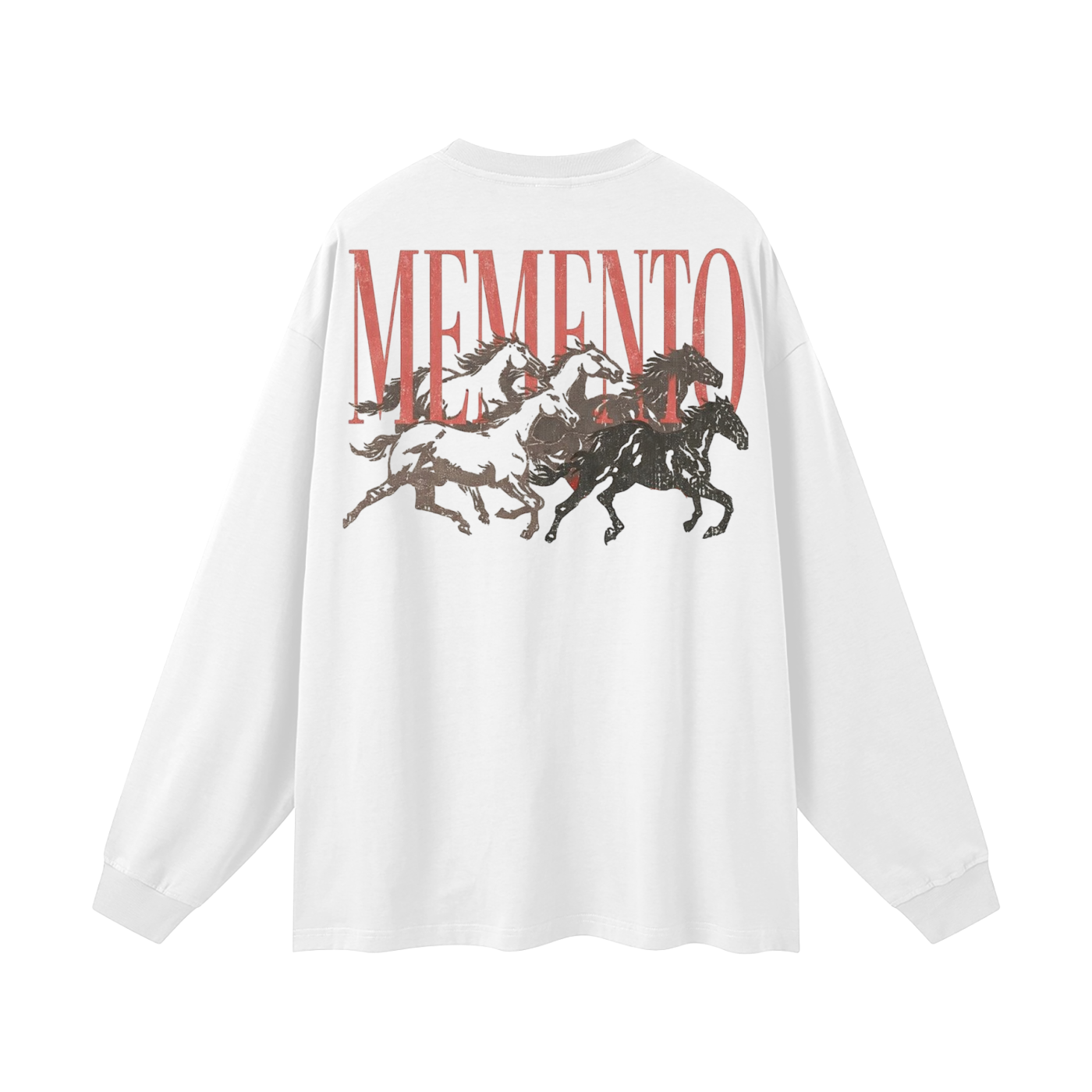 Memento Herd Oversized Unisex Long Sleeve T-Shirt - Memento Mori Clothing