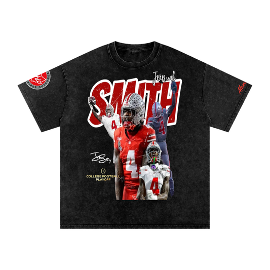 JS4 Snow Washed Oversized T-Shirt