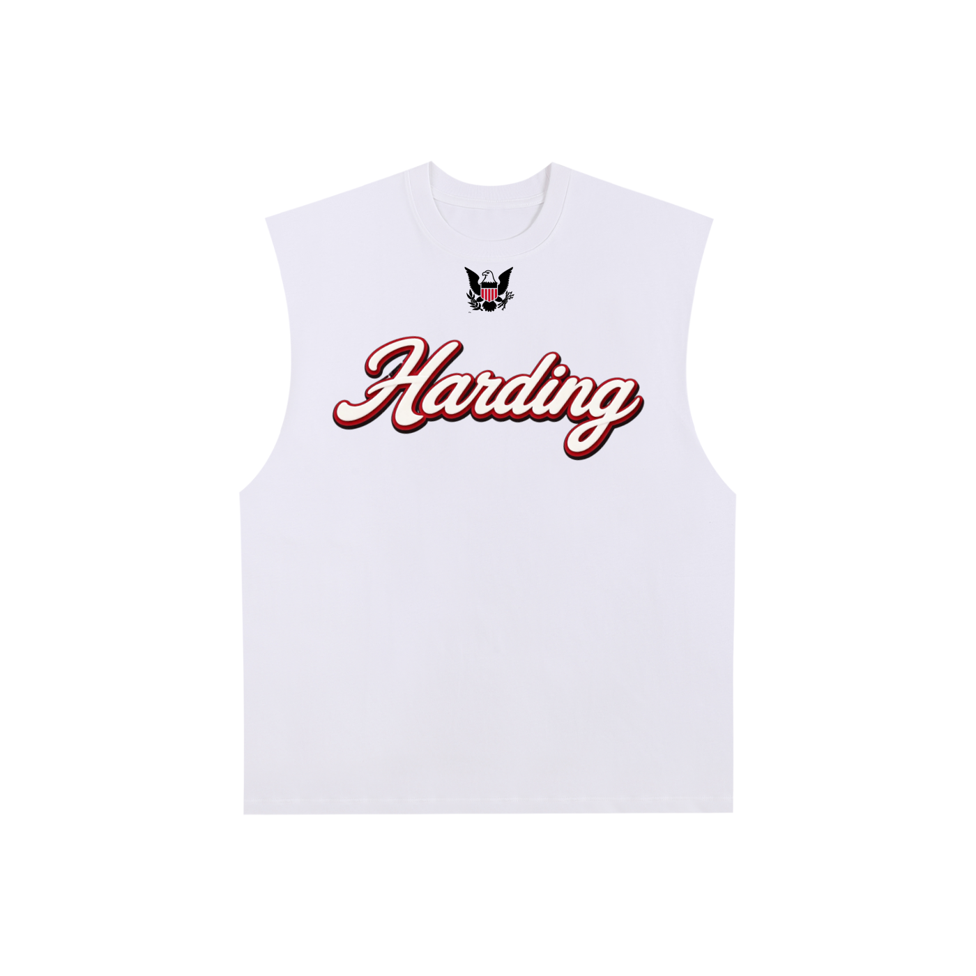 Raw Edge Cotton Tank Top