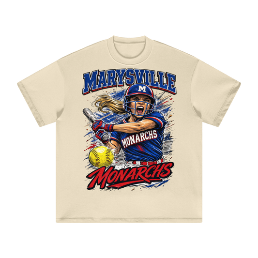 Softball 3 Heavyweight Earth Tone T-Shirt - Memento Mori Clothing
