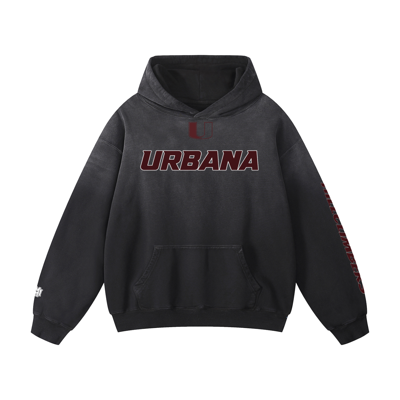 Urbana Heavyweight Sunfade Oversized Hoodie - Memento Mori Clothing