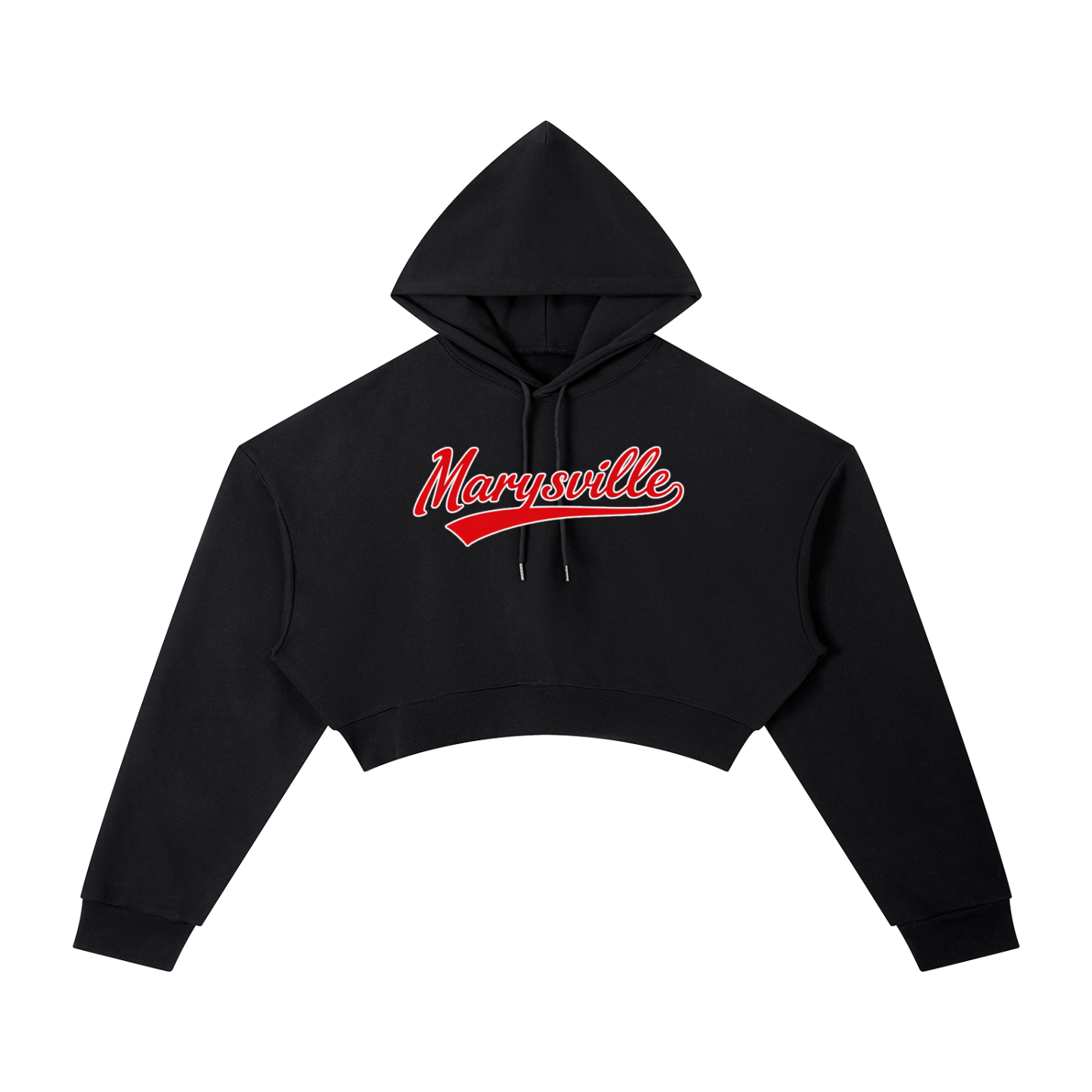 Essential Cropped Hoodie - Memento Mori Clothing