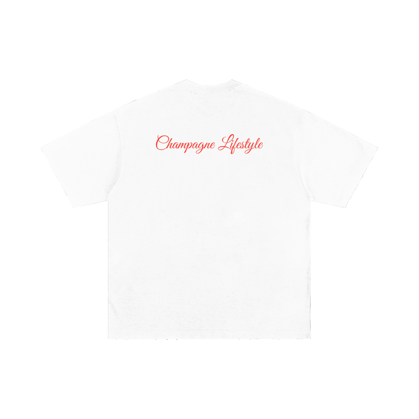 Champagne Living Hand-frayed T-Shirt