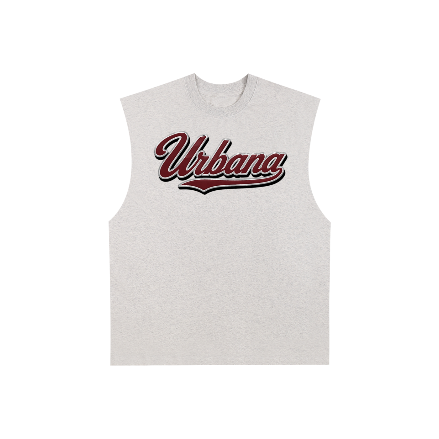 Raw Edge Cotton Tank Top