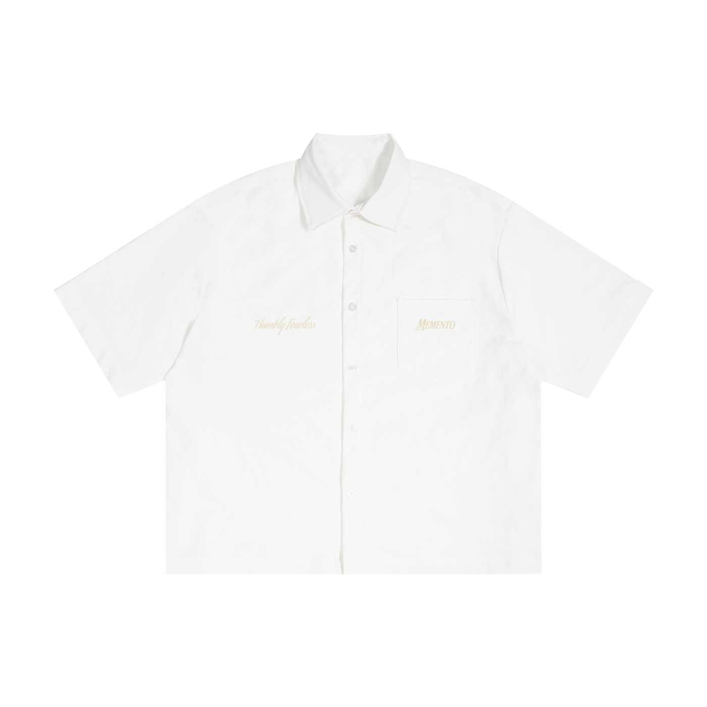 Unisex Boxy Heavyweight Short Sleeve Shirt - Memento Mori Clothing