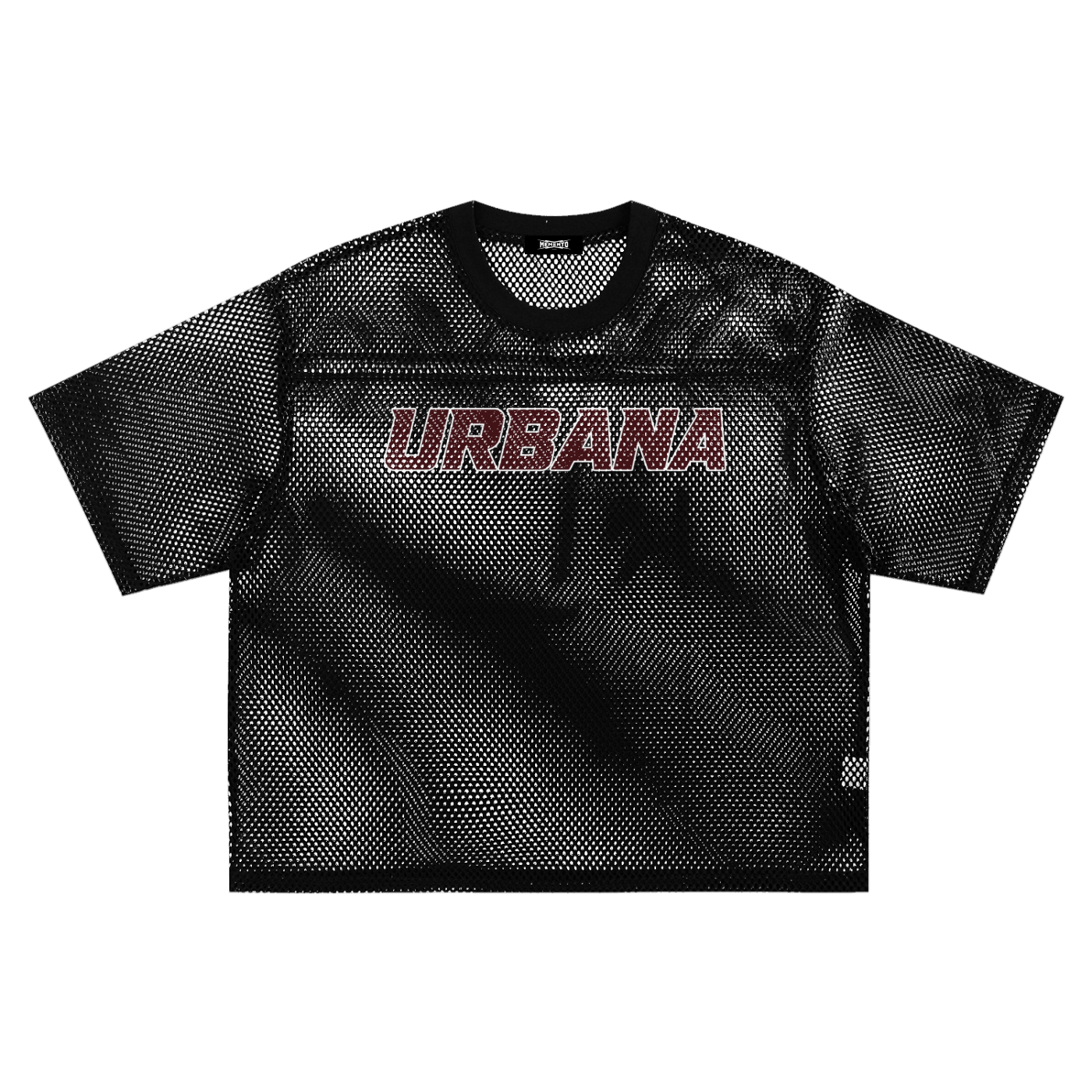 Urbana See-through Boxy Net T-Shirt - Memento Mori Clothing