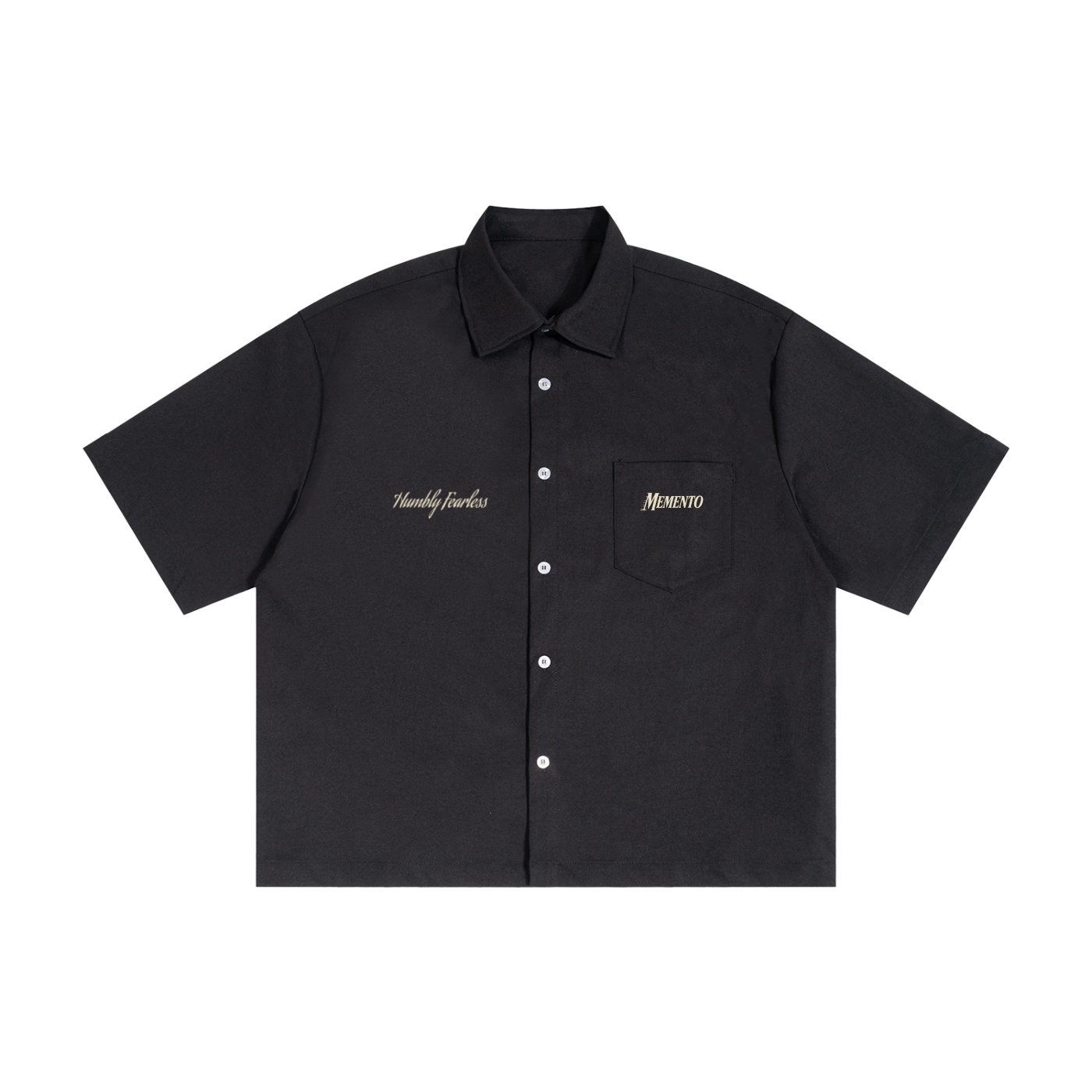 Unisex Boxy Heavyweight Short Sleeve Shirt - Memento Mori Clothing