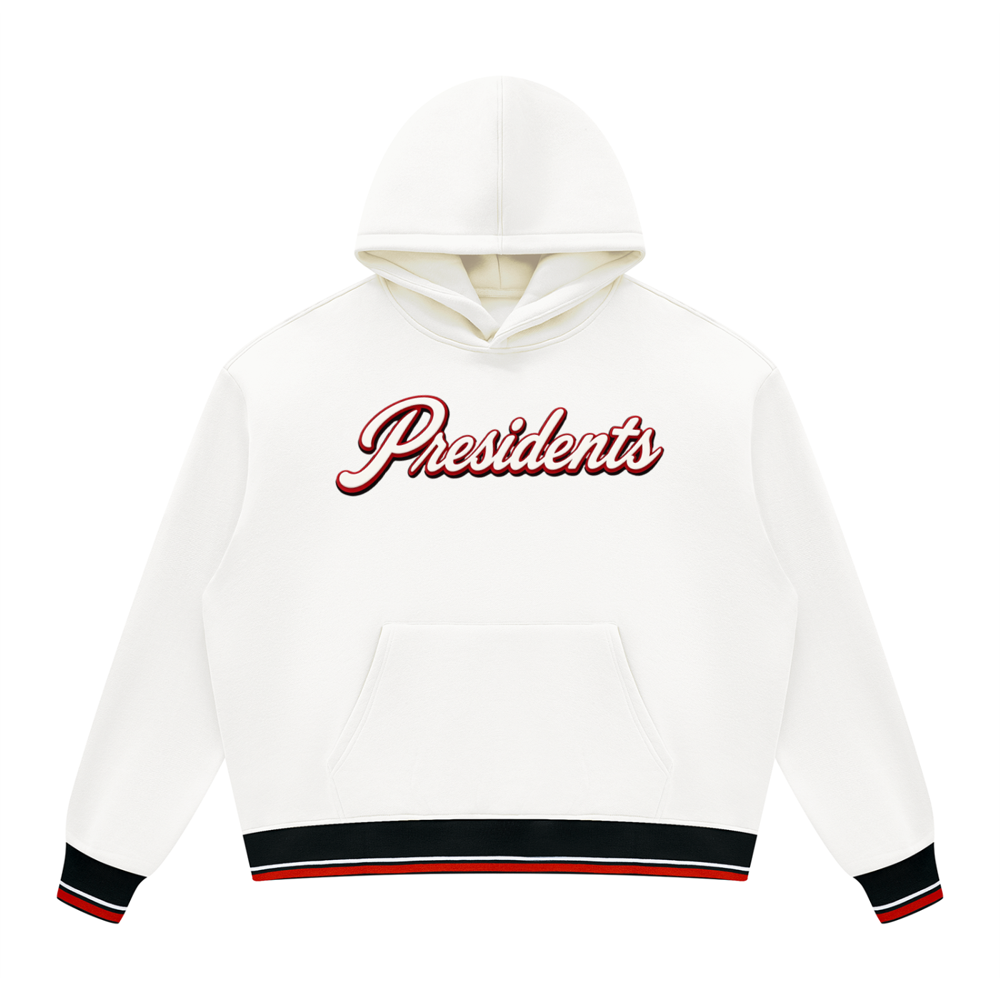 Prexy Unisex Oversized Color Block Fleece Hoodie