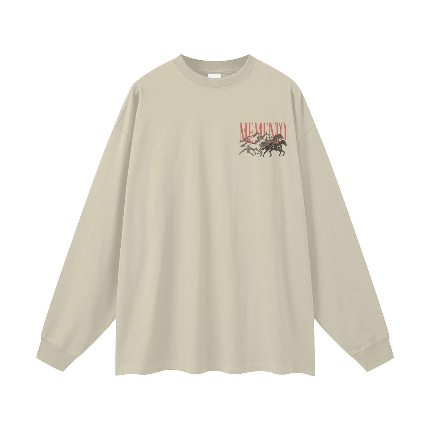Memento Herd Oversized Unisex Long Sleeve T-Shirt - Memento Mori Clothing