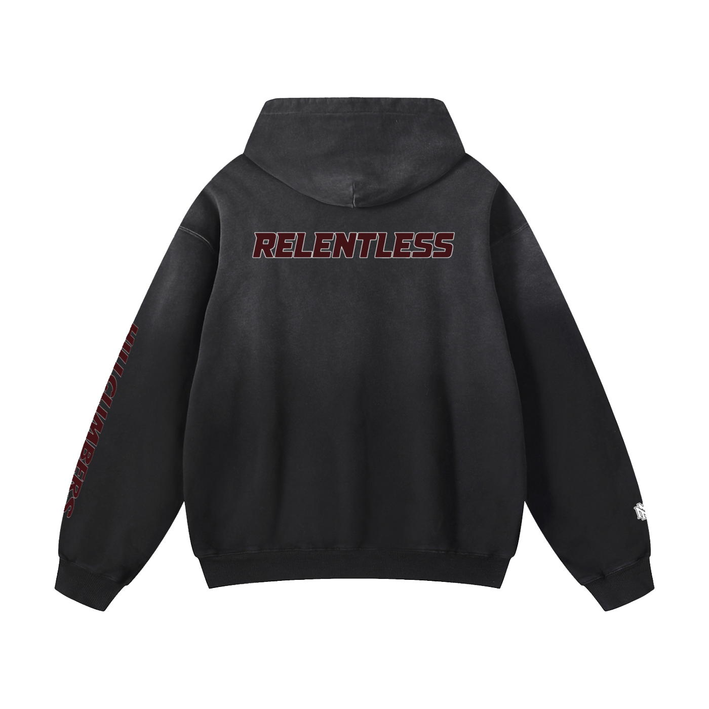 Urbana Heavyweight Sunfade Oversized Hoodie - Memento Mori Clothing