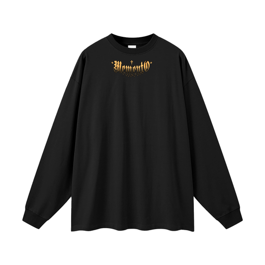 Stars Align Oversized Unisex Long Sleeve T-Shirt - Memento Mori Clothing