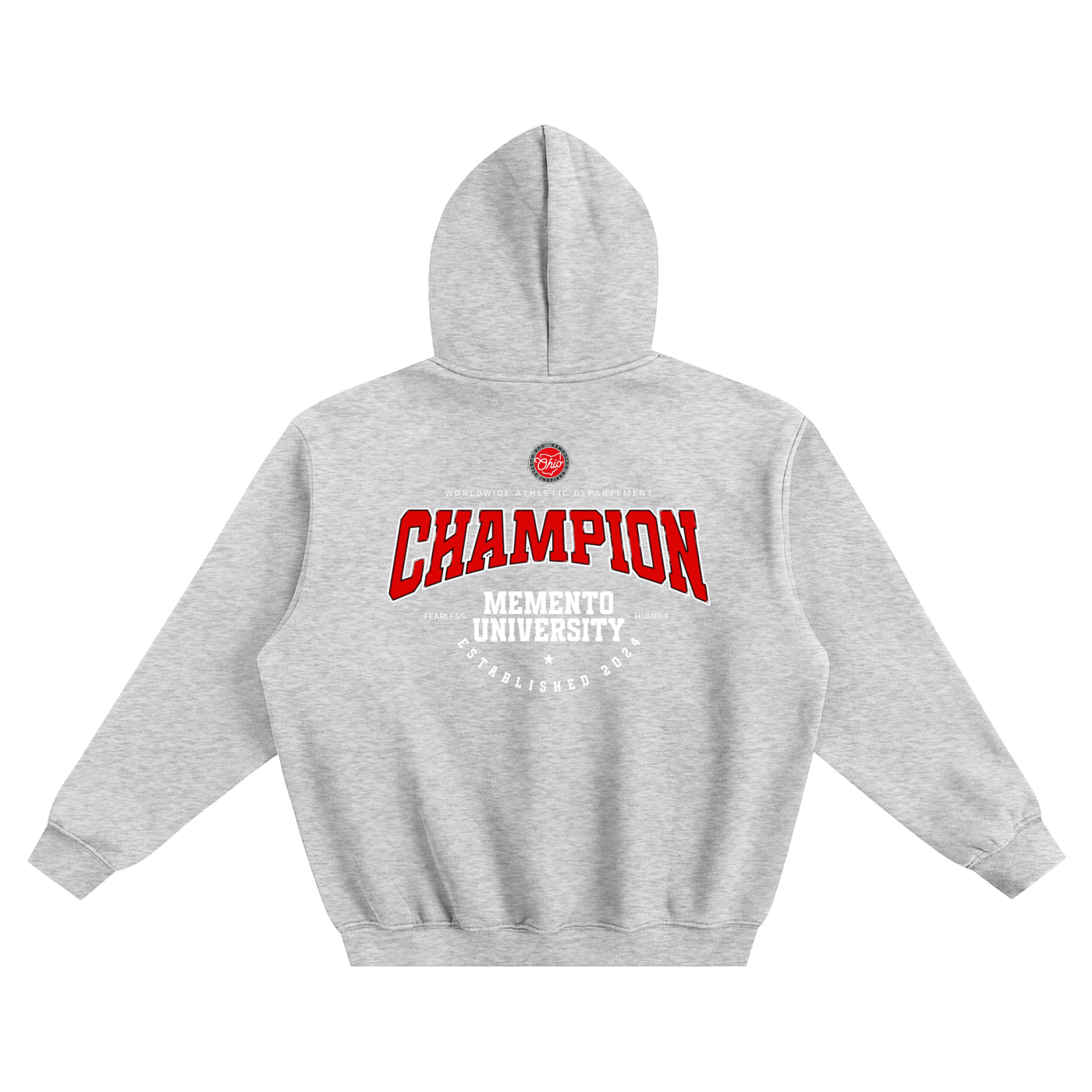 Fleeced Boxy Hoodie - Memento Mori Clothing