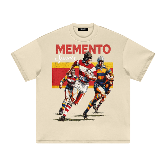 Rugged Rugby Heavyweight T-Shirt - Memento Mori Clothing