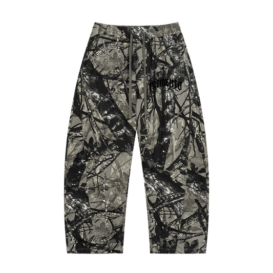Tree Camo Barrel Leg Pants