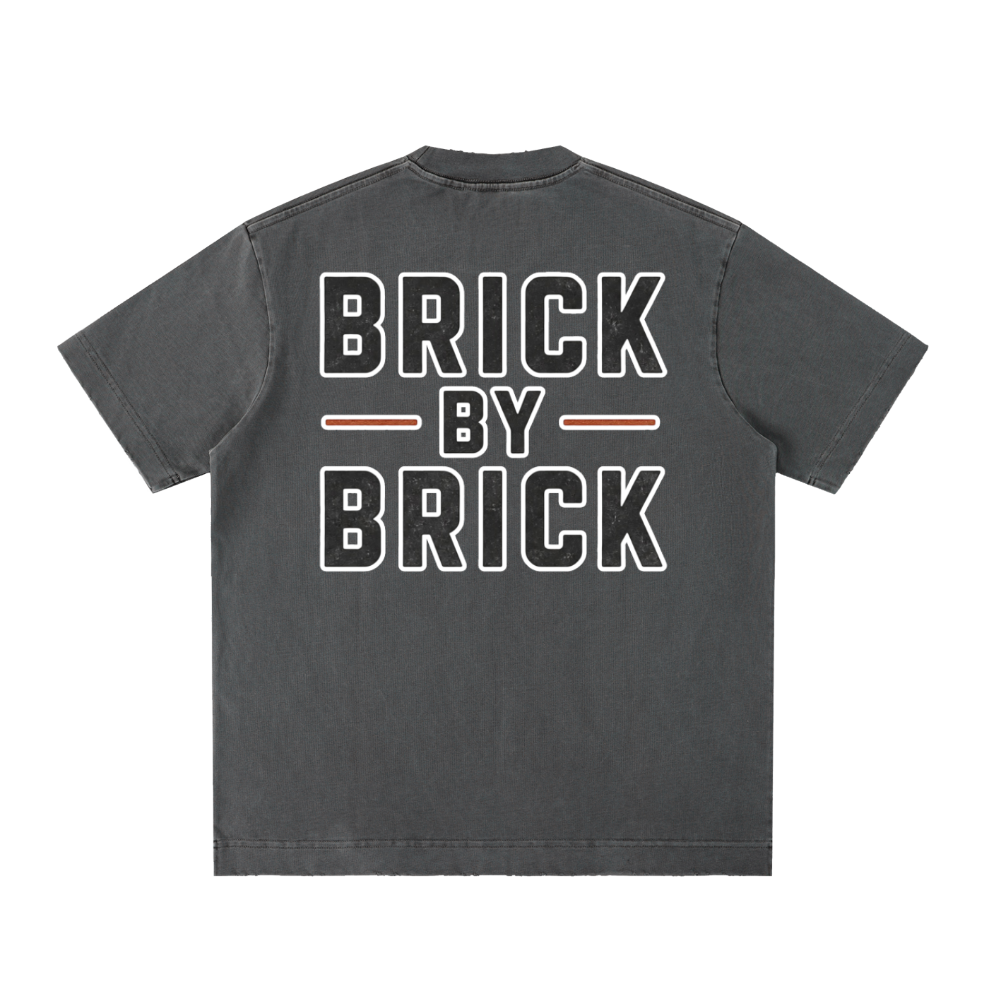 Vintage Brick Layers Washed Frayed T-Shirt