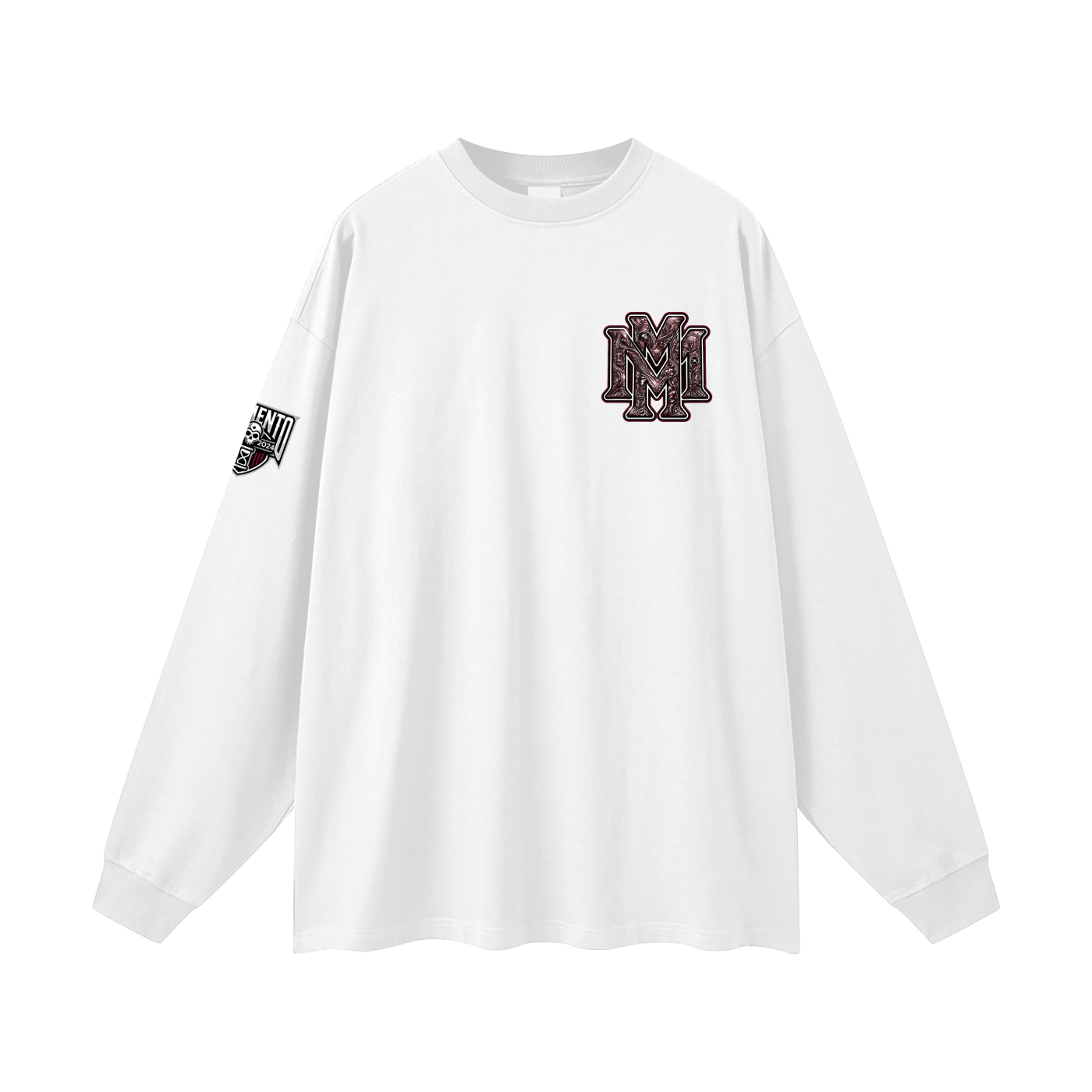 Oversized Unisex Long Sleeve T-Shirt - Memento Mori Clothing