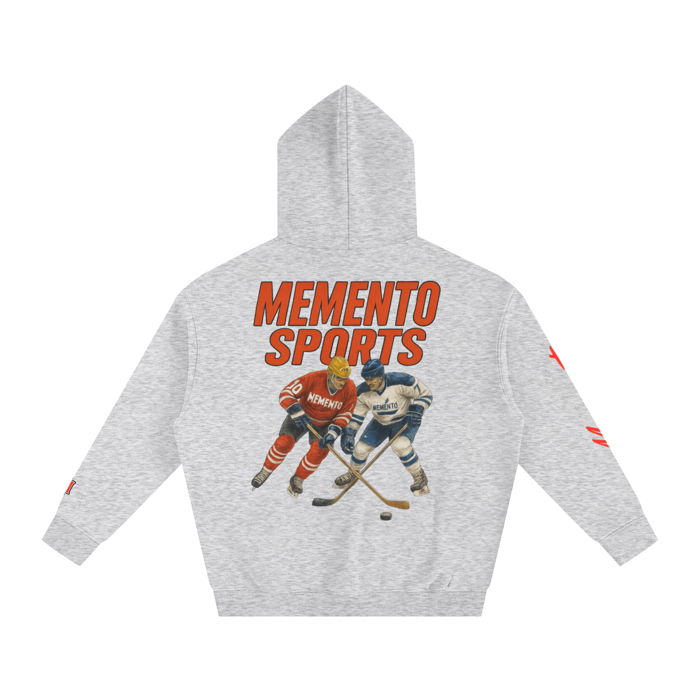 Blades of Glory Oversize Fleeced Hoodie - Memento Mori Clothing